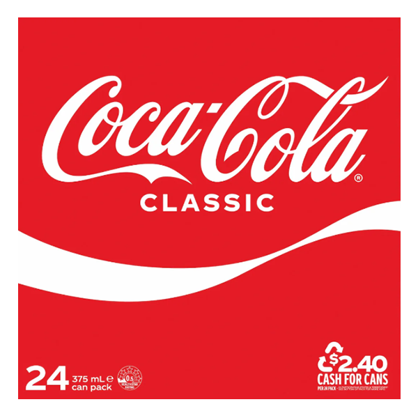 Coca Cola 24x375ml Cans