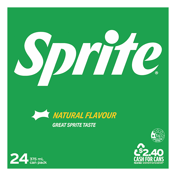 Sprite Natural Flavour 24x375ml