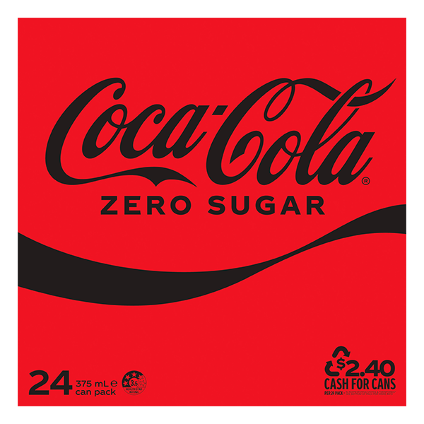 Coca Cola Zero Sugar 24x375ml Cans