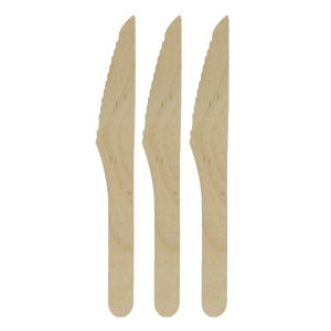 Entertain By Eco Wooden Knife 165mm 12 Pack