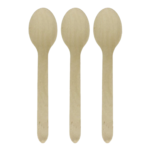 Entertain By Eco Wooden Spoon 160mm 12 Pack (4hr Express)